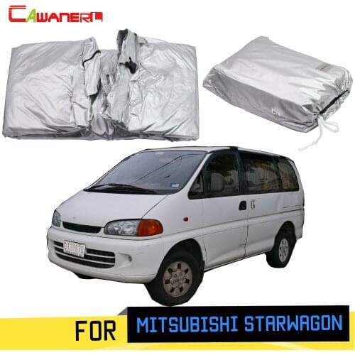 Cawanerl For Mitsubishi Starwagon 1994-2007 Car Cover MPV Sun Shade Anti-UV Rain Snow Scratch Resistant Windproof Cover