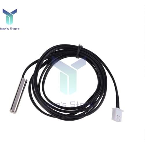 5PCS NTC PTC 10K 1% 3950 Thermistor Sensor Waterproof Probe Digital Measure Environmental Temperature Sensor Wire Cable 1M