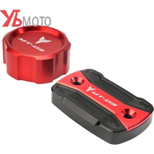 Motorcycle Parts For Yamaha MT03 MT-03 MT 03 2015 -2019 2020 cnc Front Rear brake Fluid Cylinder Master Reservoir Cover Cap