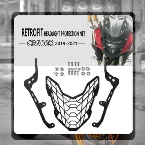 New For HONDA CB500X CB 500X CB500 X 2019 2020 2021 Motorcycle Accessories Headlight Protector Grille Guard Cover Motor Parts