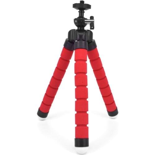 Flexible Sponge Octopus Mini Tripod With Wireless Remote Shutter For iPhone mini Camera Tripod Phone Holder clip stand