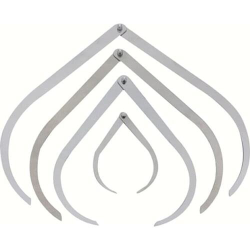 Folded-Leg Stainless Steel Caliper Clay Ceramic Sculpture Measuring Tools High Quality Ceramic Durable Pottery Caliper Ruler