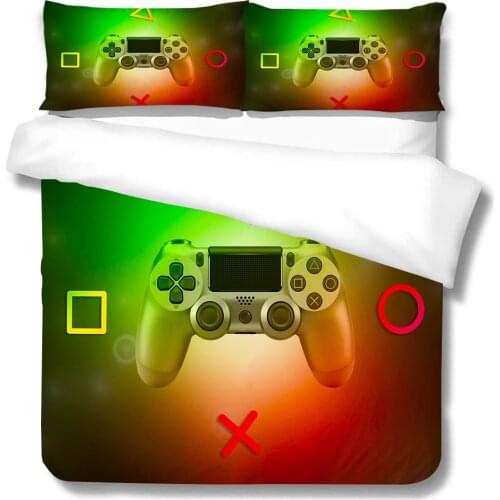 3D Bedding Set Xbox Game Handle Printed Duvet Cover King Queen Size Creative Pattern Design Bedroom Decorations