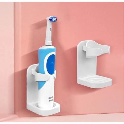 Creative Traceless Stand Rack Organizer Electric Wall-Mounted Holder Space Saving Toothbrush Holder Bathroom Accessories Hogar