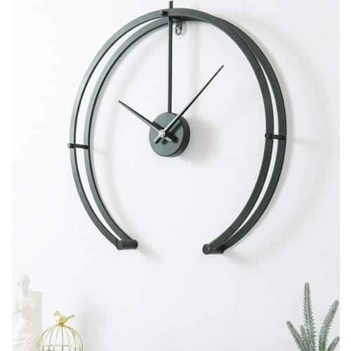 Creative Simple Wall Clock Nordic Luxury Art Silent Gold Large Living Room Quartz Wall Clock Zegar Scienny Home Decor DL60WC