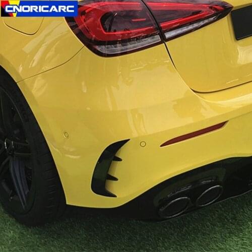 Hatchback Car Rear Bumper Soplier Cover Trim Decoration For Mercedes Benz A Class W177 A180 A200 A220 2019-2021 Accessories