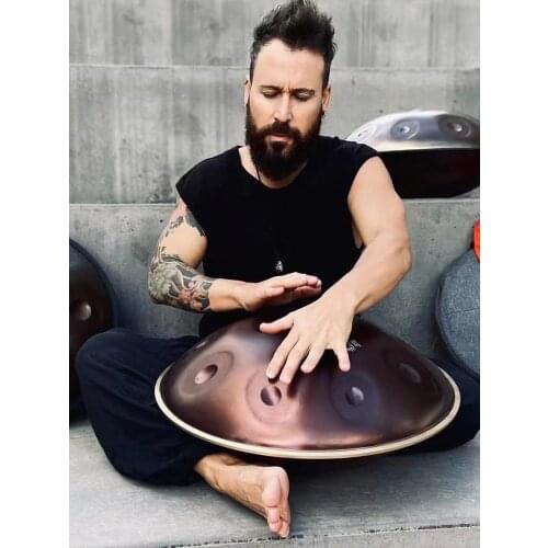 Lu Ru Hand Dish Drum Musical Instrument Professional Good Mr. Xuan Yin Carbonized Hollow Color Air Force Drum Corps Beginner