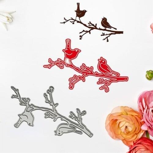 Singing Bird Metal Cutting Dies Stencil DIY Scrapbooking Album Paper Card Template Mold Embossing Decoration
