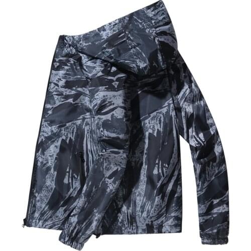 2021 Spring Autumn Men Windbreaker Size Hooded Jacket Thin Clothing Top Quality Waterproof Plus Size Streetwear