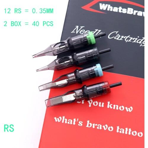 Newest 40pcs Disposable Sterilized Tattoo Cartridge Needles For Semi-Permanent Makeup Tattoo Gun Machine 5RS 7RS/9RS/11RS/13RS/1