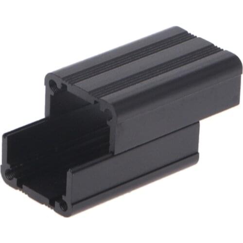 New DIY Extruded Electronic Project Aluminum Enclosure Case Black 40x25x25mm