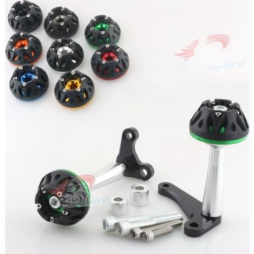 MotFrame Slider Crash Protectors For Kawasaki ZZR1400 2006 2007 2008 2009 2010 2011 2012