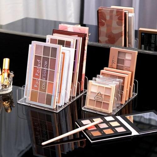 Clear Eyeshadow Compact Organizer Drawer Organization Divider Makeup Storage Box Transparent Slot