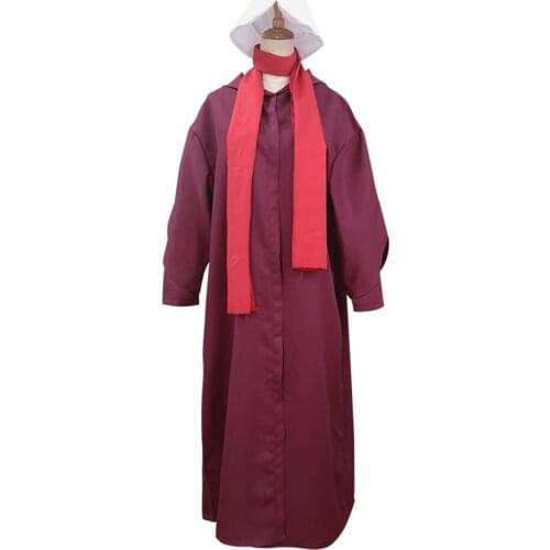 The Handmaids Tale Cosplay Costume June Osborne Handmaid Dress Cospaly Costume Halloween Carnival Props