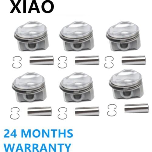 06E107065CA 6PCS Engine Piston Repair Kit For Audi A4 S4 A5 S5 A6 S6 A7 A8 S8 Quattro Q5 Q7 For VW Touareg 3.0TSI V6 077198151K