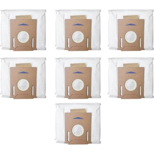 7 Pcs For ECOVACS DEEBOT OZMO T8 Robot Vacuum Cleaner High Capacity Leakproof Dust Bag Replacement Accessories Parts Kit