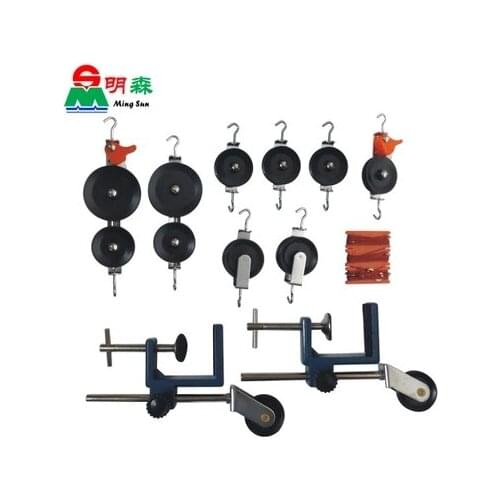 Student group experiment Mechanical physics experiment equipment pulley block teaching apparatus free shipping