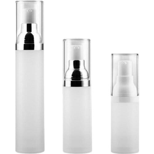 Top Selling 15ml 30ml 50ml Empty Emulsion Vacuum Bottle Frosting Lotion Bottle Container Packaging 20pcs/lot