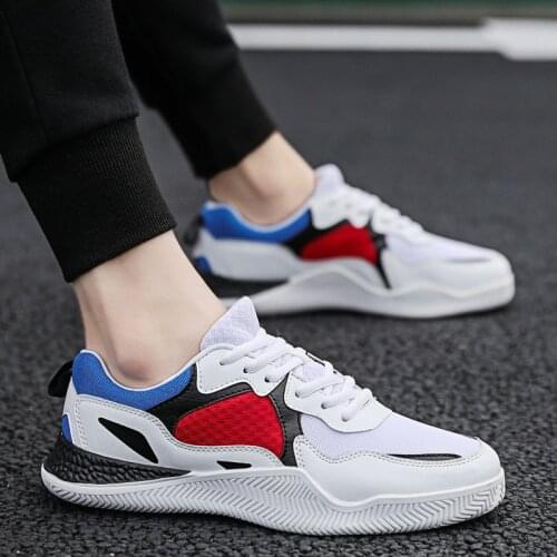 Spring 2019 new personalized mesh breathable mens sports shoes tide slip wear-resistant casual shoes mens shoes