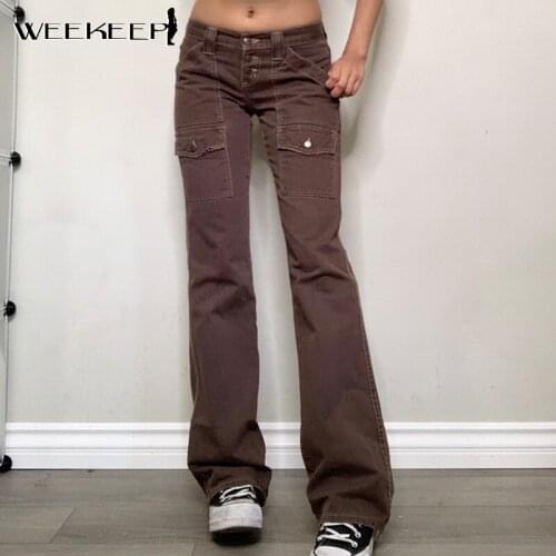 WEEKEEP Women's Loose Jeans