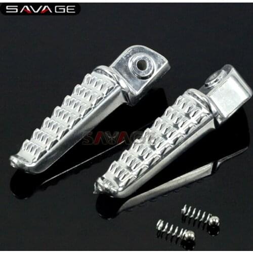 Passengers Rear Foot Pegs Adapters For KAWASAKI ER-6N ER-6F NINJA VERSYS 400R 650 R 1000 H2 SX Z1000SX Z650 GTR1400 Motorcycle