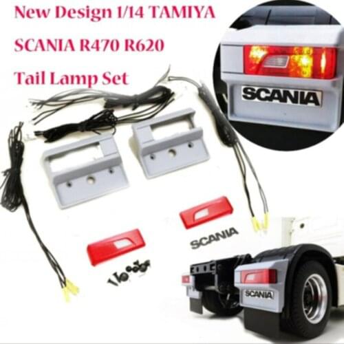 New tamiya scania truck taillight brake/turning/reverse led light for 1/14 scale rc scania R620 56323 R470 tractor trailer truck