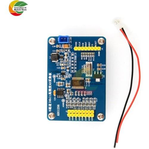 8 Channel 24Bits ADS1256 Module High Precision AD Module Analog to Digital Communication Capture Board Data Acquisition Card