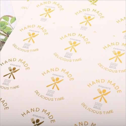 1200pcs Creative Personality Milk Tea Special sealing stickers Handmade Stickers Baked Food Label Stickers for restaurants