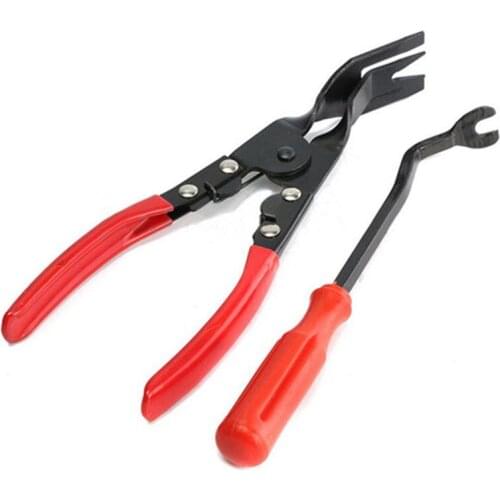 2Pcs/Set Auto Car Door Trim Clip Removal Pliers Dash Panel Moulding Tool Repair Tools