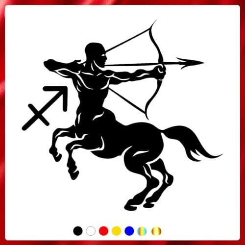 40600# Die-Cut Vinyl Decal Sagittarius Car Sticker Waterproof Auto Decors on Car Body Bumper Rear Window