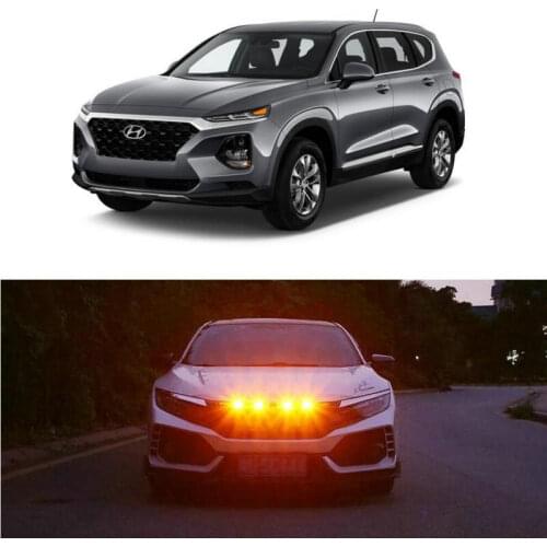 Car Accessories Grille Light Lamp For Hyundai Santa Cruz Lexus Pickup Jeep Gladiator Kia Telluride