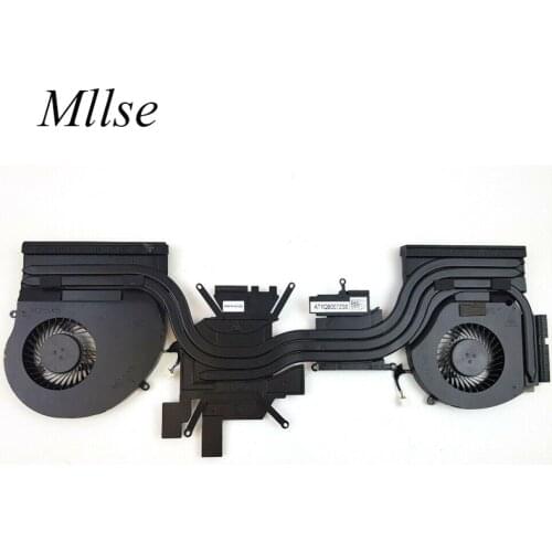 Free Shipping new for dell original Alienwar 17 R4 radiator Alienwar17 R4 1070 fan D/P 0TGV49 TGV49