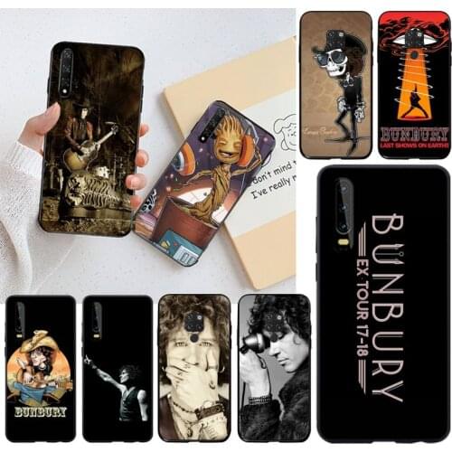 CUTEWANAN Enrique Bunbury Soft Phone Case Cover for Huawei P40 P30 P20 lite Pro Mate 30 20 Pro P Smart 2019 prime