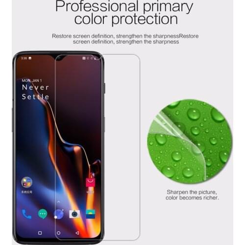 OnePlus 6T Screen Protector NILLKIN Crystal Clear/Matte Soft PET Protective Film for One Plus 6T/1+6T