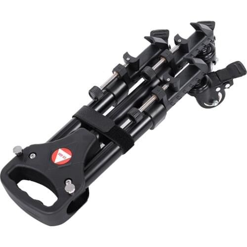 Fotografia Kingjoy VX-600 Foldable Tripod Dolly 3 Wheels Stand Pulley Base Universal Camera fotografia acessorioes Tripod