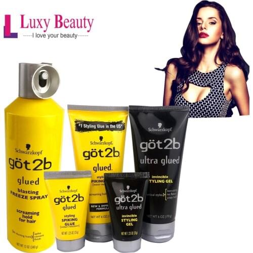 Hair Gel Hair Styling got2b Waterproof Hair Styling Products Hair Custom Shape Glued 150ml Makeup Stage Salon Hair Style