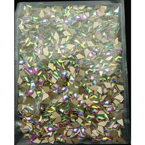 Hot sale Wholesale 1440pcs/pack 50 Shapes Nail Art Fancy Rhinestone Crystal AB Flatback Glass Stones For Nail Decoration Design