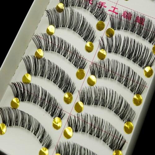 100boxes Excellent 4 different Styles False Eyelash Handmade Beauty thick long Fake Eyelashes Natural Eye lash free EMS shipping