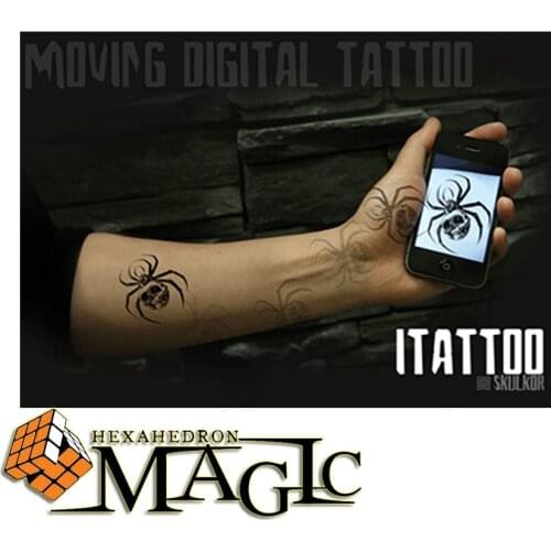 ITattoo by Skulkor (including gimmick) / close-up street magic trick / wholesale / free shipping