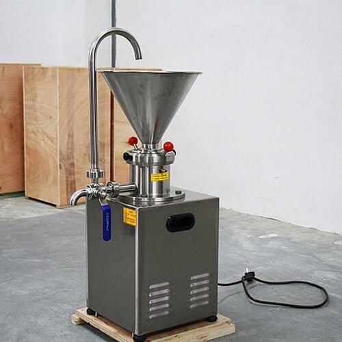 JMC60 Stainless Steel High Speed Peanut Butter Machine Vertical Colloid Mill Grinder 1.5kw Sheep Soup Machine Colloid Mill