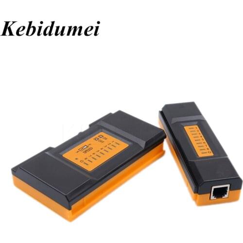 Kebidumei RJ45 Multi-functional Network Cable Tester Tools Cable length Tester RJ11 LAN Ethernet Tool Printer USB Cable Testing