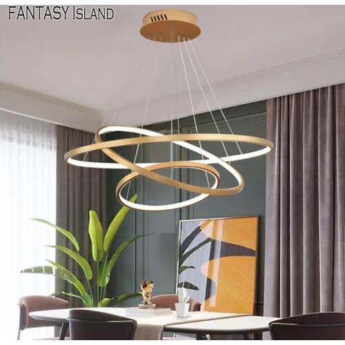 Circles Nordic modern chandelier Ceiling Light For Living Room Dinning Room Led pendant light chandelier Kitchen Light Fixtures