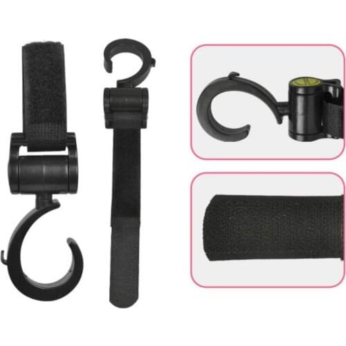 Baby Stroller Hook Multifunctional 360 Basket Strap Bag Hanger Grip Accessories E65D