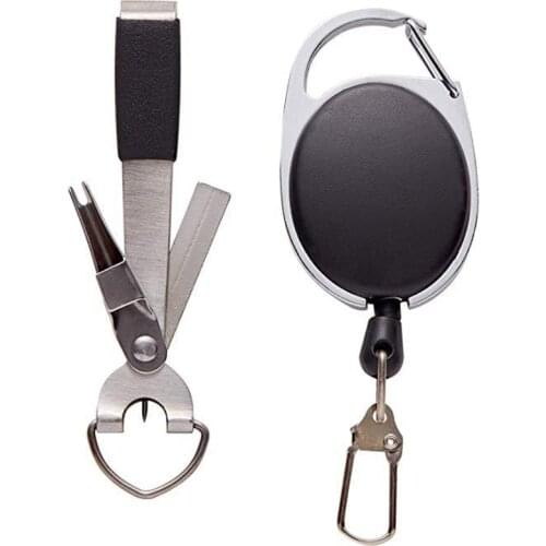 New Multifunctional Fast Hook Nail Knotter Stainless Steel Fly Fishing Clippers Line Cutter Nippers Quick Knot Tying Tool