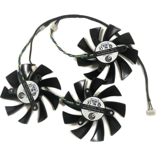 3pcs/Set PLA09215B12H GPU Cooler Graphics card fan For Powercolor Red Devil RX VEGA56 VEGA64 RX Vega 64 56 Video Card cooling