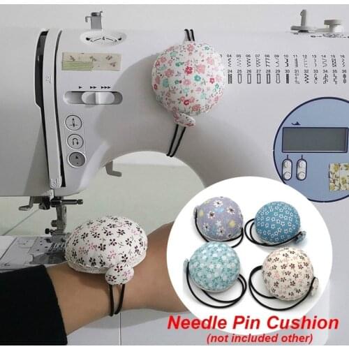Lovely Wrist Strap Sewing Needle Pin Cushion DIY Craft Tool for Stitch Needlework