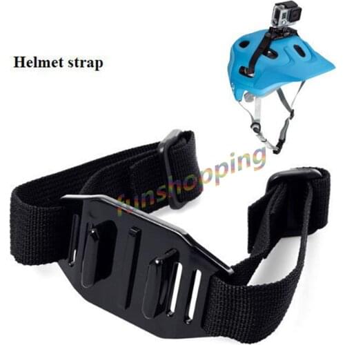 Vented Adjustable Head Adapter Strap Belt Go Pro Mount Holder Helmet For Sport Gopro HD Hero 6 5 4 3 xiaomi yi Camera Accessory