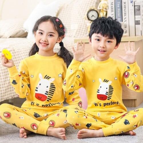 Family Pajamas Kids Pyjama Cartoon Pijama Infantil Cartoon Pyjama Panda Home Clothes Set Tracksuit Boys Clothes For 4 6 8 10 12Y