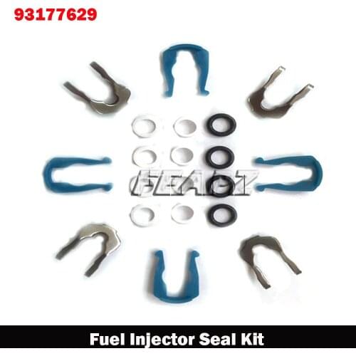 Fuel Injector Seal Kit 2.2 Petrol Fits Vauxhall Opel / Astra / Vectra / Zafira Engine Nozzle Repair Kit 93184861 93177629