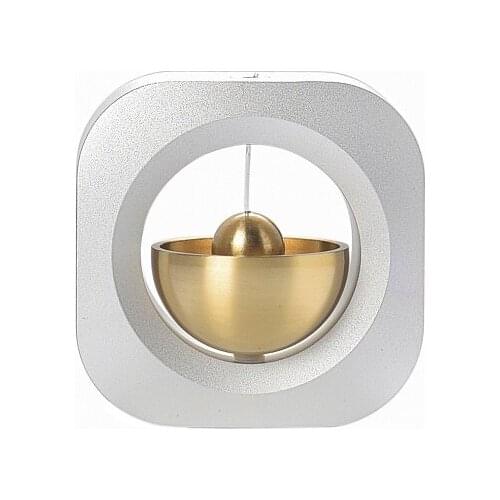 Suction door wind chime half moon boat refrigerator hand made copper bell creative housewarming gift